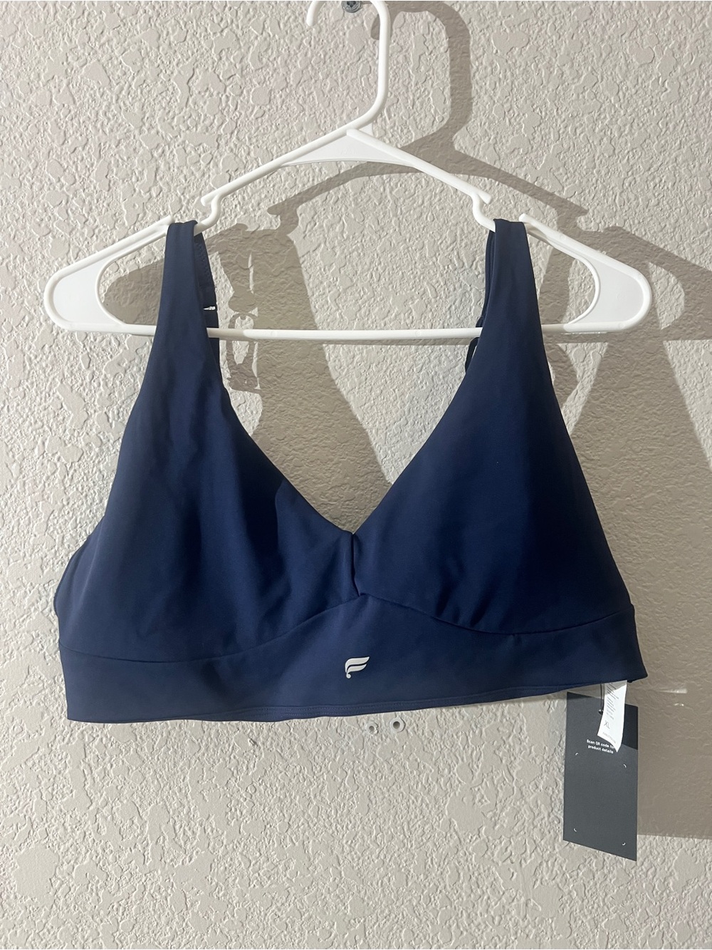 Nwt Fabletics Navy Blue Wireless Soft-Cup Bralette XL
